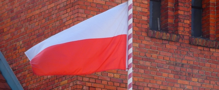 Powiększ obraz: Biało-czerwona flaga Polski